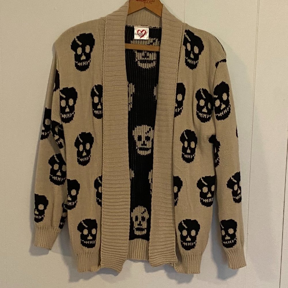 Gazelle Skull Cardigan
